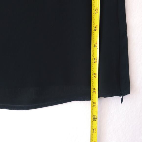 NEW Weill 38/6 Beaded Neck Top Side Zip Black Gold Elegant Evening Cocktail Luxe - Picture 10 of 10